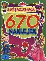 Okładka książki 670 naklejek. Superzabawa