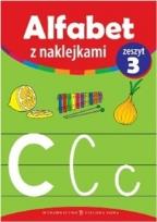 Okładka książki Alfabet z naklejkami zeszyt 3