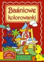 Okładka książki Baśniowe kolorowanki. Książeczka do kolorowania