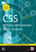 Okładka książki CSS. Witryny internetowe szyte na miarę