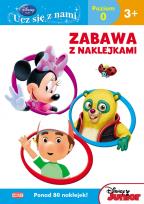 Okładka książki Disney ucz się z nami. Disney Junior.Zabawa z nakl