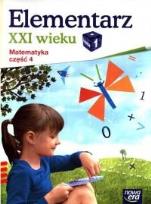 Okładka książki Elementarz XXI wieku kl. 1 Matematyka część 4 NE
