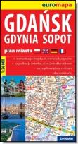 Okładka książki Euromapa Gdańsk, Gdynia, Sopot 1:26 000