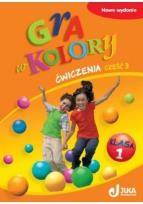 Okładka książki Gra w kolory kl. 1 Ćwiczenia część 3