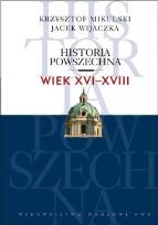 Okładka książki Historia powszechna wiek XVI-XVIII TW