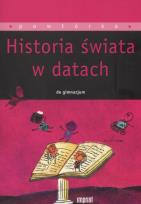 Okładka książki Historia Świata w datach do gimnazjum IMPRINT