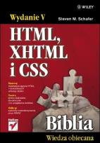 Okładka książki HTML, XHTML i CSS Biblia