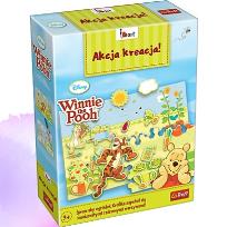 Okładka książki I love art - Kubuś Puchatek Akcja kreacja TREFL