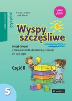 Okładka książki Język Polski SP kl.5/2 Wyspy szczęśliwe ćw. w.2013