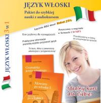 Okładka książki Język włoski Pakiet do szybkiej nauki z audiokursem