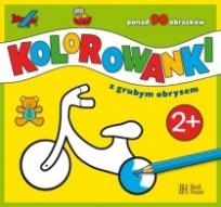 Okładka książki Kolorowanki z grubym obrysem - Rower