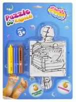 Okładka książki Koloruj na okrągło - Puzzle do kapieli