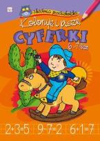 Okładka książki Koloruję i piszę cyferki 6-7 lat
