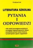 Okładka książki Literatura szkolna. Pytania i odpowiedzi