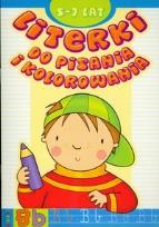 Okładka książki Literki do pisania i kolorowania 5-7  LITERKA