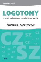 Okładka książki LOGOTOMY z głoskami szeregu szumiącego sz, cz. Ćwiczenia logopedyczne