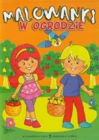 Okładka książki Malowanki. W ogrodzie