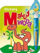 Okładka książki Maluj wodą - dinozaury AWM