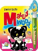 Okładka książki Maluj wodą - zwierzęta