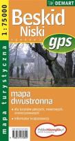 Okładka książki Mapa Turs. Beskid Niski DEMART