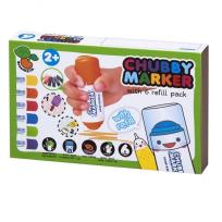 Okładka książki Markery ekojumbo 6 kolorów z zapasami