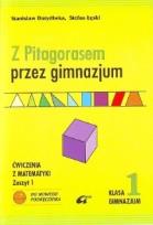 Okładka książki Mat. Z Pitagorasem Przez Gim 1/1 ćw w.2009 ADAM