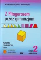 Okładka książki Mat. Z Pitagorasem Przez Gim 2/1 ćw. 2010 ADAM