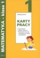 Okładka książki Matematyka. Klasa 1. Karty pracy