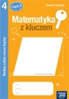 Okładka książki Matematyka SP 4 Matematyka z kluczem Radzę ćw. cz1