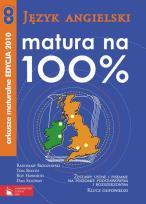 Okładka książki Matura na 100%. Język angielski. Arkusze maturalne 2010 z płytą CD