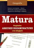 Okładka książki Matura Oryg. arkusze egz. z lat ub. Geografia GREG
