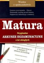 Okładka książki Matura Oryg. arkusze egz. z lat ub. WOS GREG