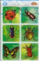 Opakowanie Naklejki Owady 3D