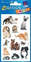 Okładka książki Naklejki papierowe kotki