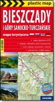 Okładka książki Plastic map Bieszczady i Góry Sanocko- Turczańskie