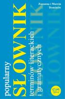 Okładka książki Popularny słownik terminów liter. i gram. ARTI