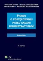 Okładka książki Prawo o postępowaniu przed sądami administracyjnymi Komentarz