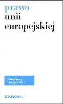 Okładka książki Prawo Unii Europejskiej