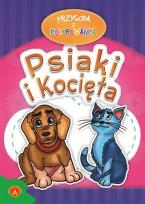 Okładka książki Przygoda z kolorowanką - Psiaki i kocięta ALEX