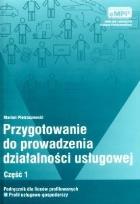 Okładka książki Przygotowanie do prowadzenia działalności usługowej, podręcznik, cz. 1
