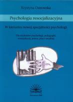Okładka książki Psychologia resocjalizacyjna