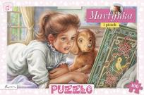 Okładka książki Puzzle 100 -  Martynka i piesek