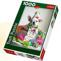 Okładka książki Puzzle 1000 Przyjęcie urodzinowe TREFL