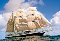 Okładka książki Puzzle 1000 Statek na morzu CASTOR