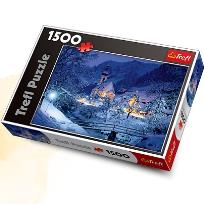Okładka książki Puzzle 1500 Ramsau, Bawaria, Alpy TREFL