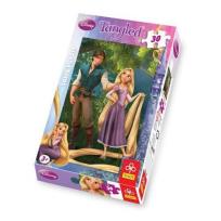 Okładka książki Puzzle 30 Zaplątanie Flynn i Roszpunka TREFL