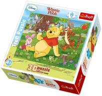 Okładka książki Puzzle 72 Kubuś Puchatek.Słodkie lenistwo 3D TREFL