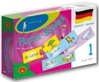 Okładka książki Puzzle - Słówka niemieckie - Dom ALEX