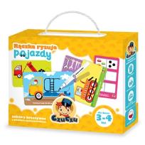 Okładka książki Rączka rysuje pojazdy