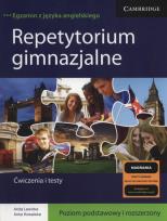 Okładka książki Repetytorium gimnazjalne ćw. i testy CAMBRIDGE